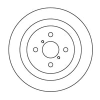 NF PARTS stabdžių diskas 2045111NF